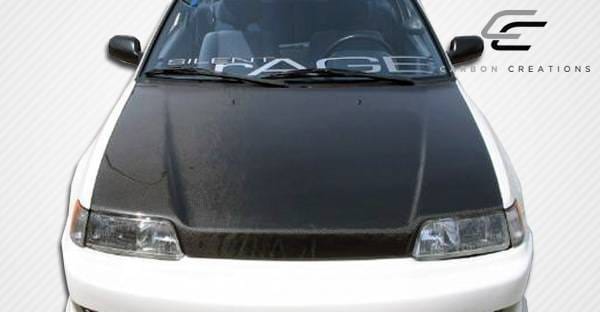 Honda Civic HB Carbon Creations OEM Hood - 1 Piece - 100757 thumbnail 5