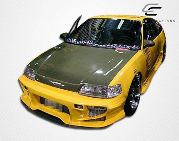 Honda Civic HB Carbon Creations OEM Hood - 1 Piece - 100757 thumbnail 7