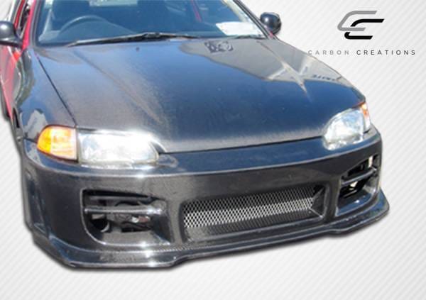 Honda Civic 2DR & 3DR Carbon Creations OEM Hood - 1 Piece - 101091 thumbnail 4