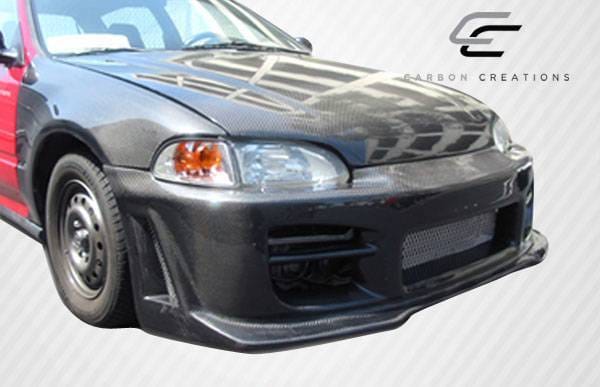 Honda Civic 2DR & 3DR Carbon Creations OEM Hood - 1 Piece - 101091 thumbnail 5