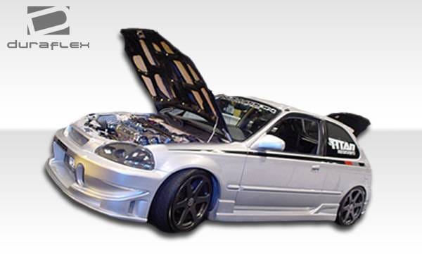 Honda Civic Duraflex Buddy Front Bumper Cover - 1 Piece - 101736 thumbnail 5