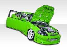 Honda Civic 2DR Duraflex Buddy Body Kit - 4 Piece - 110419