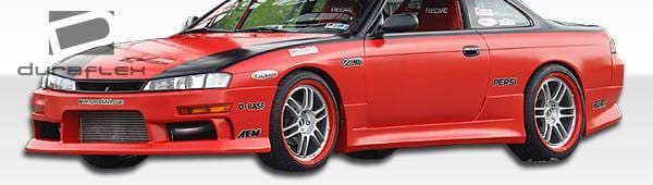 Nissan 240SX Duraflex V-Speed Side Skirts Rocker Panels - 2 Piece - 101651 thumbnail 6