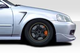 Honda Civic Duraflex F-1 Fenders - 2 Piece - 102097