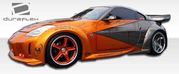 Nissan 350Z Duraflex Vader 3 Wide Body Body Kit - 9 Piece - 108084 thumbnail 2