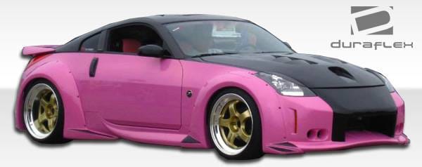 Nissan 350Z Duraflex Vader 3 Wide Body Body Kit - 9 Piece - 108084 thumbnail 8