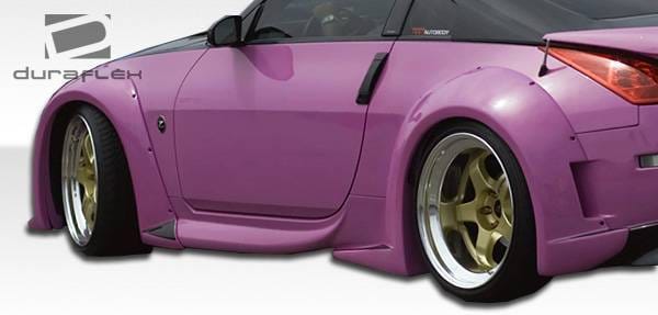 Nissan 350Z Duraflex Vader 3 Wide Body Side Skirts Rocker Panels - 2 Piece - 102264 thumbnail 5