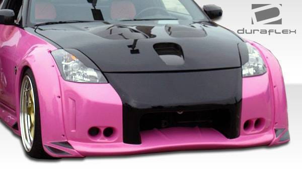 Nissan 350Z Duraflex Vader 3 Wide Body Front Fender Flares - 2 Piece - 102266 thumbnail 5