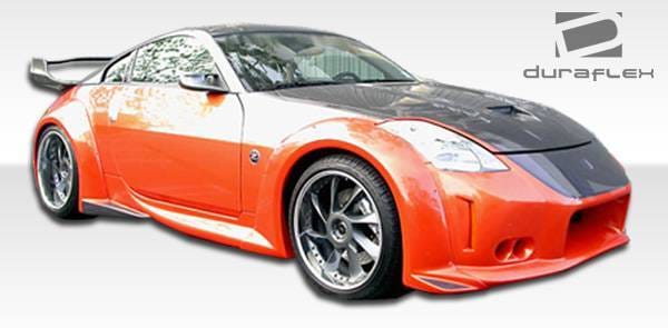 Nissan 350Z Duraflex Vader 3 Wide Body Front Fender Flares - 2 Piece - 102266 thumbnail 6