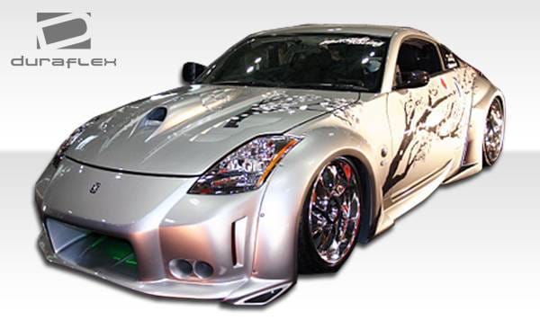 Nissan 350Z Duraflex Vader 3 Wide Body Front Fender Flares - 2 Piece - 102266 thumbnail 8
