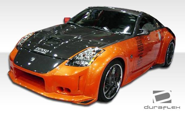 Nissan 350Z Duraflex Vader 3 Wide Body Front Fender Flares - 2 Piece - 102266 thumbnail 9