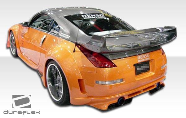 Nissan 350Z Duraflex Vader 3 Wide Body Rear Fender Flares - 2 Piece - 102267 thumbnail 7