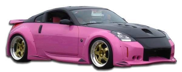 Nissan 350Z Duraflex Vader 3 Wide Body Body Kit - 8 Piece - 110899