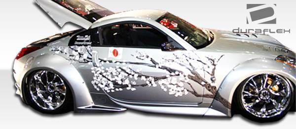 Nissan 350Z Duraflex Vader 3 Wide Body Body Kit - 8 Piece - 110899 thumbnail 2