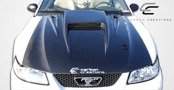 Ford Mustang Carbon Creations Spyder 3 Hood - 1 Piece - 102722 thumbnail 2