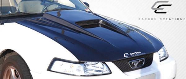 Ford Mustang Carbon Creations Spyder 3 Hood - 1 Piece - 102722 thumbnail 3