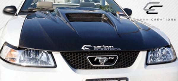 Ford Mustang Carbon Creations Spyder 3 Hood - 1 Piece - 102722 thumbnail 8