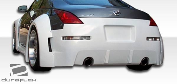 Nissan 350Z Duraflex B-2 Wide Body Rear Fender Flares - 2 Piece - 103350 thumbnail 6