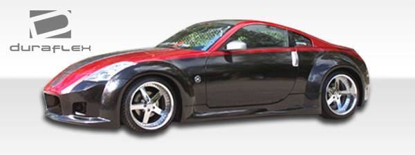 Nissan 350Z Duraflex B-2 Wide Body Side Skirts Rocker Panels - 2 Piece - 103351 thumbnail 6