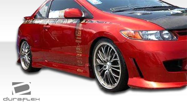 Honda Civic 2DR Duraflex Type M Side Skirts Rocker Panels - 2 Piece - 103337 thumbnail 2