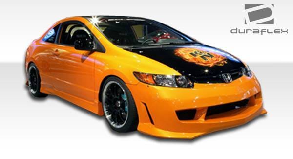 Honda Civic 2DR Duraflex Type M Side Skirts Rocker Panels - 2 Piece - 103337 thumbnail 3