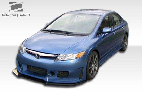 Honda Civic 4DR Duraflex B-2 Side Skirts Rocker Panels - 2 Piece - 103519 thumbnail 5