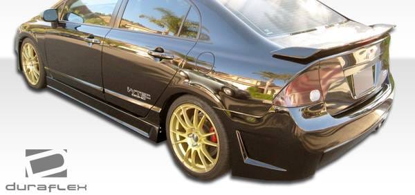 Honda Civic 4DR Duraflex B-2 Side Skirts Rocker Panels - 2 Piece - 103519 thumbnail 8
