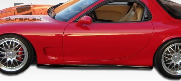 Mazda RX-7 Duraflex Type F Side Skirts Rocker Panels - 2 Piece - 103574 thumbnail 9