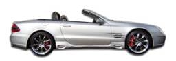 Mercedes-Benz SL Duraflex LR-S Side Skirts Rocker Panels - 2 Piece - 103735
