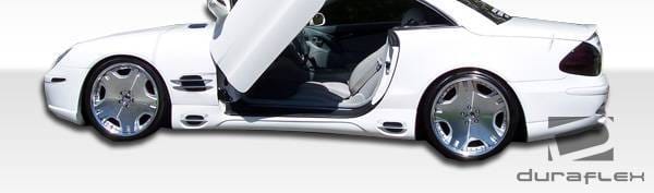 Mercedes-Benz SL Duraflex LR-S Side Skirts Rocker Panels - 2 Piece - 103735 thumbnail 2