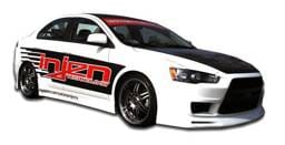 Mitsubishi Lancer Duraflex GT Concept Side Skirts Rocker Panels - 2 Piece - 103943