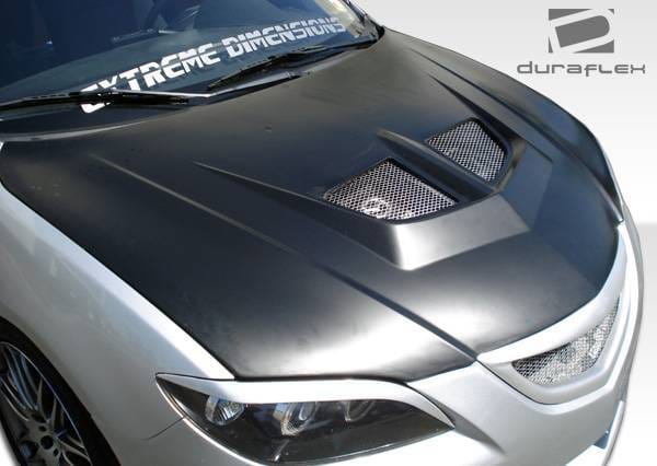 Mazda 3 4DR Duraflex Evo Hood - 1 Piece - 104158 thumbnail 2