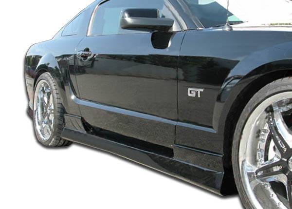 Ford Mustang Duraflex Stallion Side Skirts Rocker Panels - 2 Piece - 104297