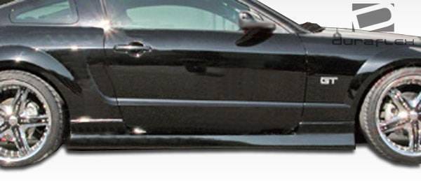 Ford Mustang Duraflex Stallion Side Skirts Rocker Panels - 2 Piece - 104297 thumbnail 3