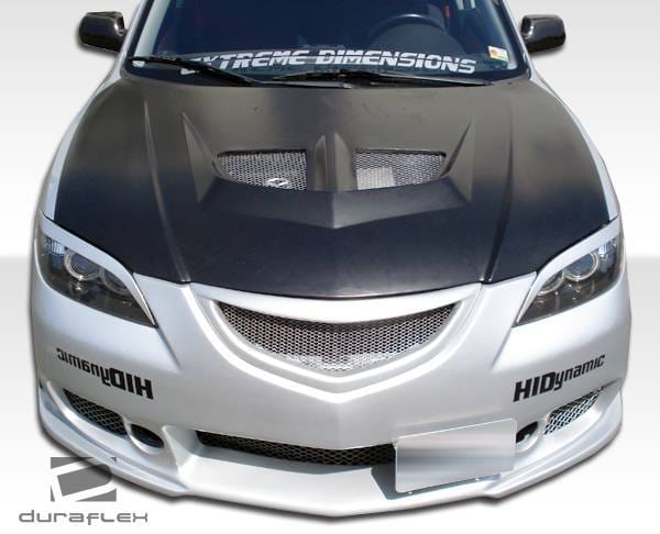 Mazda 3 4DR Duraflex Evo Hood - 1 Piece - 104158 thumbnail 6