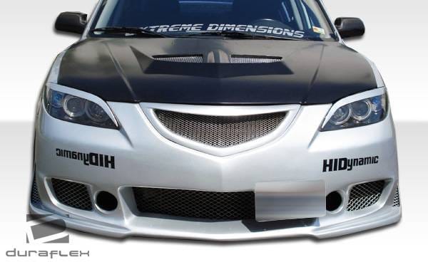 Mazda 3 4DR Duraflex Evo Hood - 1 Piece - 104158 thumbnail 8