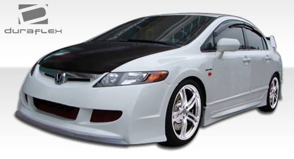 Honda Civic 4DR Duraflex R-Spec Body Kit - 5 Piece - 104539 thumbnail 2