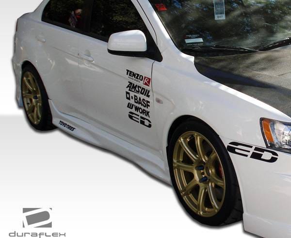 Mitsubishi Lancer Duraflex GT Concept Side Skirts Rocker Panels - 2 Piece - 104639 thumbnail 3
