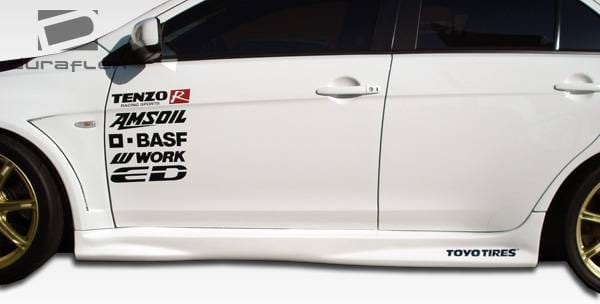 Mitsubishi Lancer Duraflex GT Concept Side Skirts Rocker Panels - 2 Piece - 104639 thumbnail 5