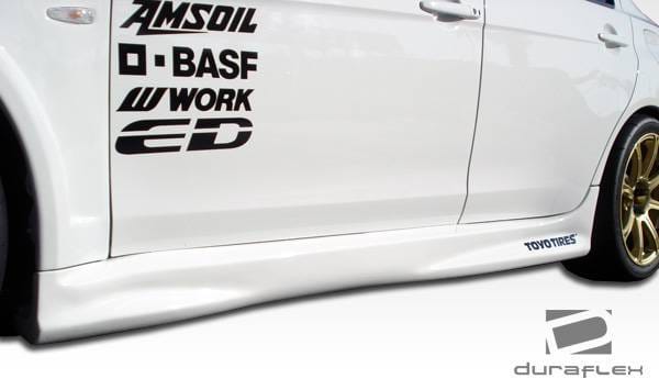 Mitsubishi Lancer Duraflex GT Concept Side Skirts Rocker Panels - 2 Piece - 104639 thumbnail 6