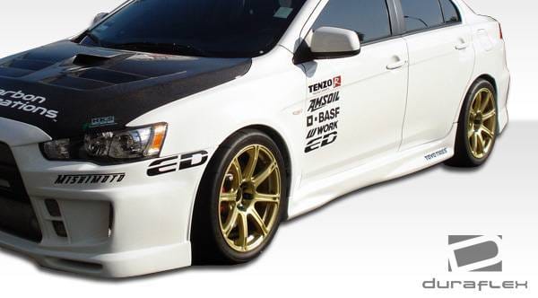 Mitsubishi Lancer Duraflex GT Concept Side Skirts Rocker Panels - 2 Piece - 104639 thumbnail 8