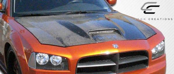 Dodge Charger Carbon Creations SRT Look Hood - 1 Piece - 104748 thumbnail 2