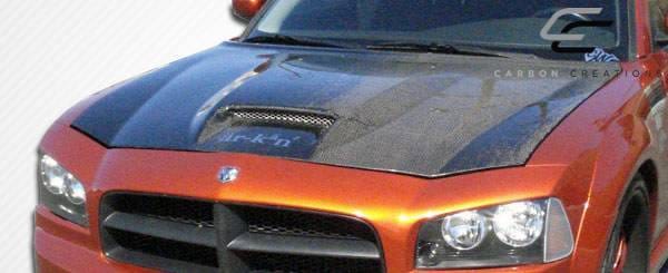 Dodge Charger Carbon Creations SRT Look Hood - 1 Piece - 104748 thumbnail 4