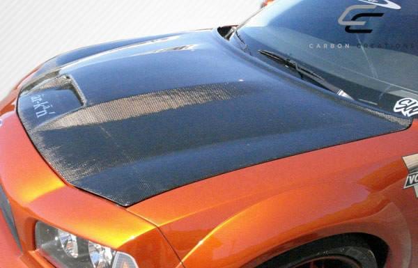Dodge Charger Carbon Creations SRT Look Hood - 1 Piece - 104748 thumbnail 7