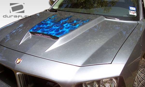 Dodge Charger Duraflex Ram Air Hood - 1 Piece - 104853 thumbnail 2