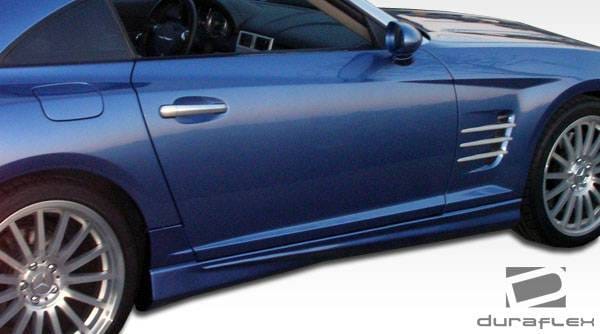 Chrysler Crossfire Duraflex AMG Look Side Skirts Rocker Panels - 2 Piece - 104966 thumbnail 2
