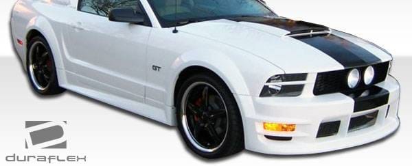 Ford Mustang Duraflex GT500 Wide Body Side Skirts Rocker Panels - 2 Piece - 104912 thumbnail 4