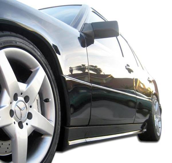 Mercedes-Benz E Class Duraflex AMG Look Side Skirts Rocker Panels - 2 Piece - 105061