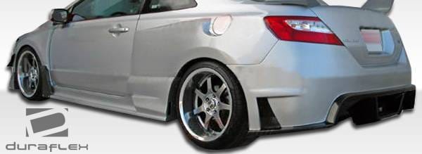 Honda Civic 2DR Duraflex GT500 Wide Body Rear Fender Flares - 2 Piece - 105249 thumbnail 5