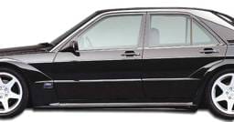 Mercedes-Benz C Class Duraflex Evo 2 Wide Body Side Skirts Rocker Panels - 2 Piece - 105370